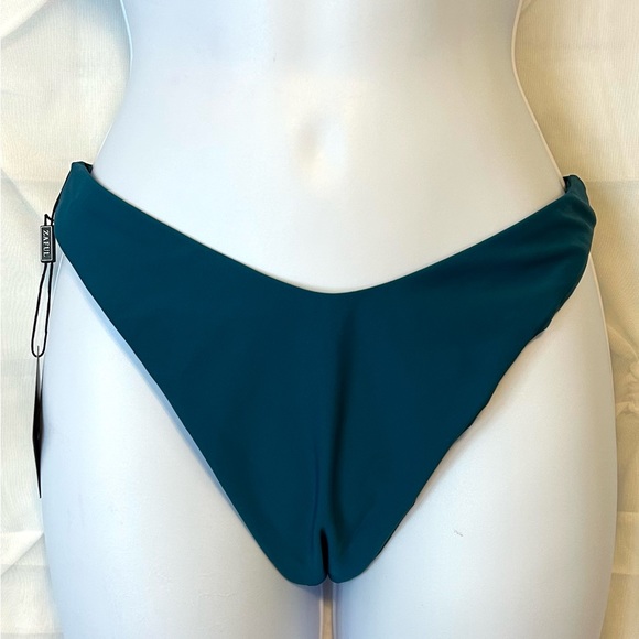 NWT One Shoulder, High Cut Thong Bikini Set- Sz 6 - Picture 3 of 10